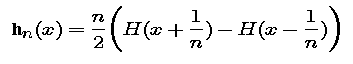 First sequential approximation to the delta function