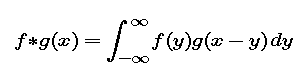 Definition of convolution