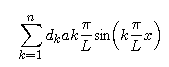 Half-Range Sine Expansions for g