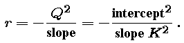 r(K)